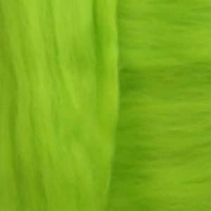 Merinould 16 micron limegrøn
