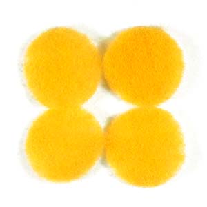 Nålefiltprikker - gul