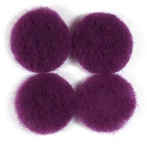 Nålefiltprikker violet